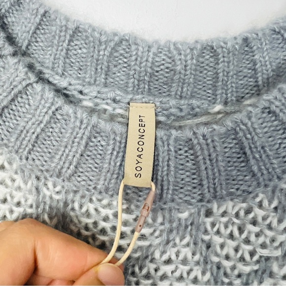 Soya Concepts Ombré SC-Vivith Crew Neck Pullover Sweater Women Size M - Picture 10 of 13